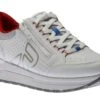 Rock White Leather Walking Shoe