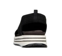 Remonte Knitup84 Black White Low Wedge Sandal -Remonte Shop rier295502c