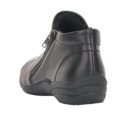 Remonte Cristallino Black Wine Leather Ankle Boot -Remonte Shop rier767402c