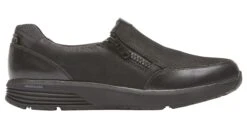 Rockport Trustride Black Side Zipper Slip-On Sneaker -Remonte Shop roctrustrides01a