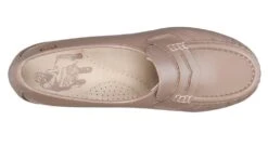 Classic Mocha Leather Slip-On Loafer -Remonte Shop sasclassic07b