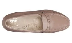 Easier Mocha Leather Slip On Wedge Loafer -Remonte Shop saseasier07b