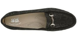 Metro Black Nero Snake Slip On Loafer -Remonte Shop sasmetro21b