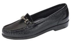 Metro Black Patent Slip On Loafer -Remonte Shop sasmetrop01c