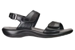 Nudu Black Midnight Heel Strap Sandal -Remonte Shop sasnudu01a