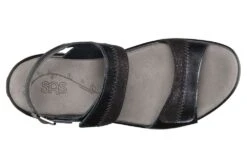 Nudu Black Midnight Heel Strap Sandal -Remonte Shop sasnudu01b