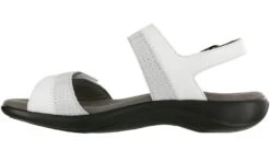 Nudu White Heel Strap Sandal -Remonte Shop sasnudu09a