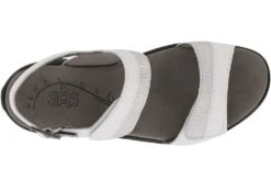 Nudu White Heel Strap Sandal -Remonte Shop sasnudu09b