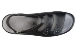 Quatro Black Leather Slingback Sandal -Remonte Shop sasquatro01b