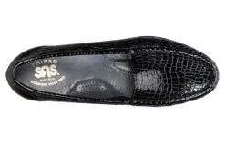 Simplify Black Croc Slip On Loafer -Remonte Shop sassimplify31b