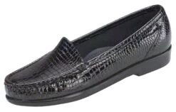 Simplify Black Croc Slip On Loafer -Remonte Shop sassimplify31c
