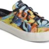 Sperry Crest Vibe Coral Floral Navy Multicolour Mule Sneaker